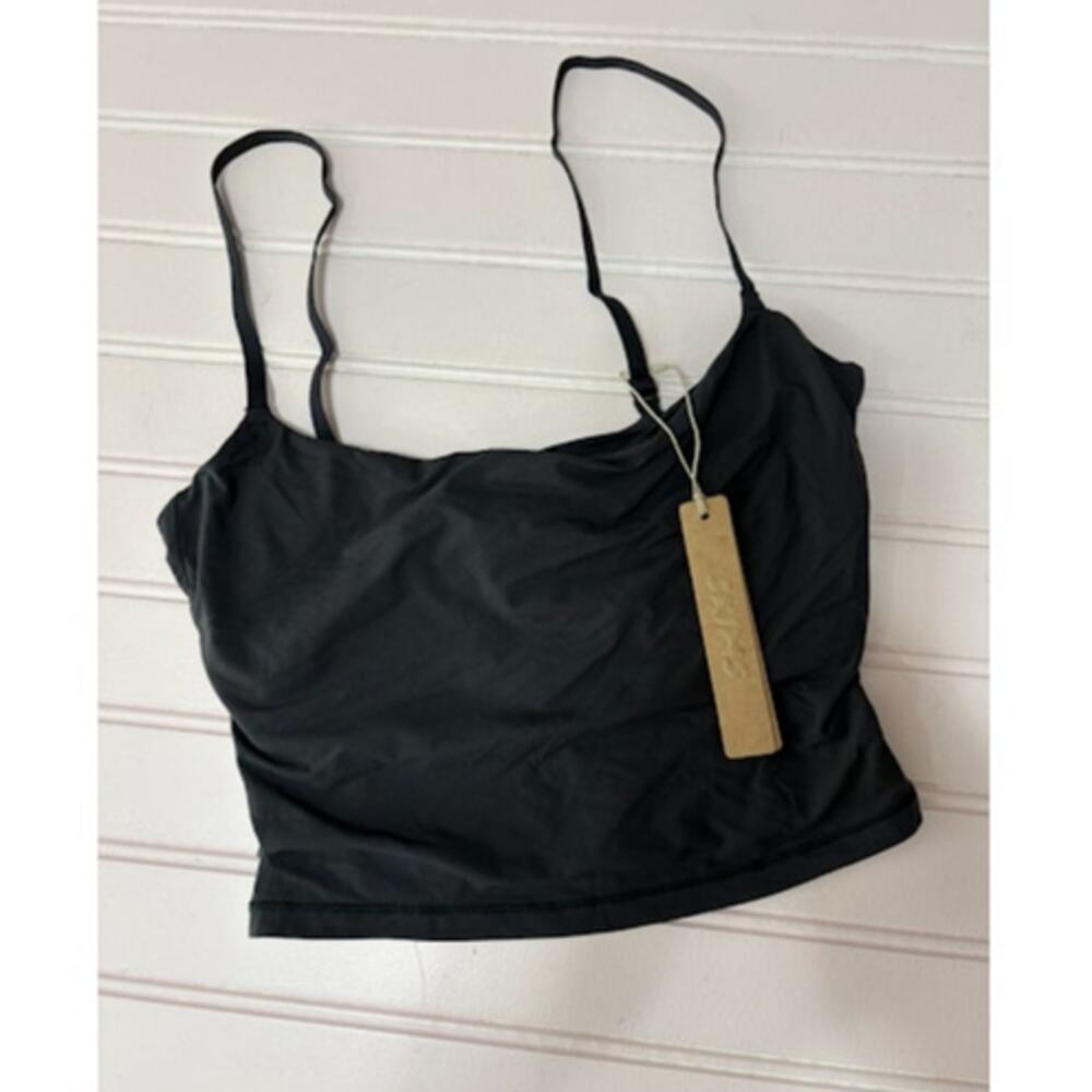 Skims Fits Everybody Cropped Cami In Onyx Size XS